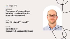 The Power of Connections Webinar Promo